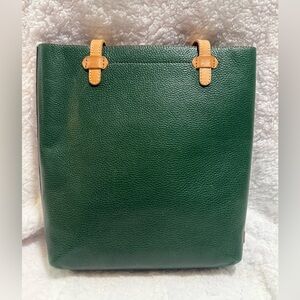 Consuela Wilder Green Pebble Leather Everyday Tote